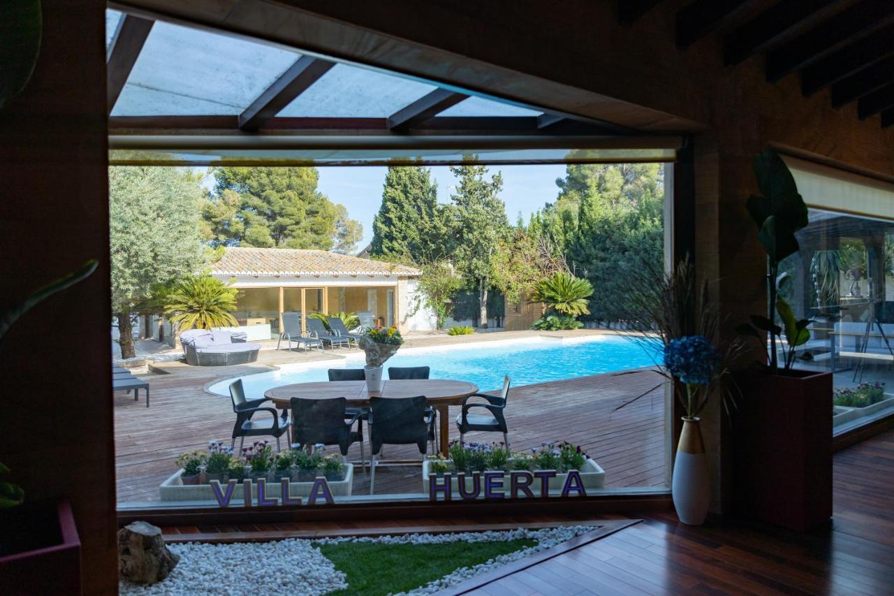 Villa Huerta 2, Paterna, Jacuzzi, Sauna 외부 사진