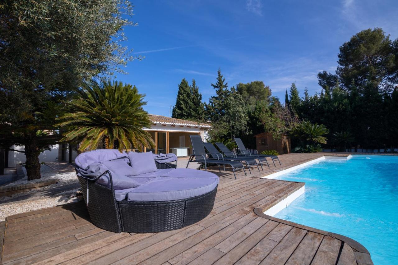 Villa Huerta 2, Paterna, Jacuzzi, Sauna 외부 사진
