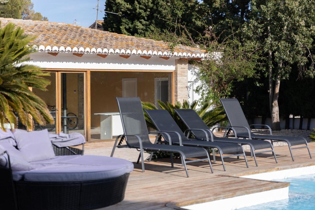 Villa Huerta 2, Paterna, Jacuzzi, Sauna 외부 사진